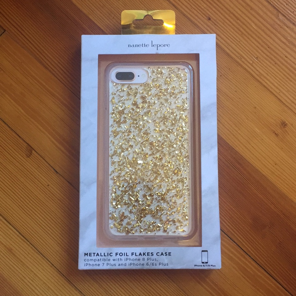Nanette Lepore Metallic Foil Flakes iPhone…